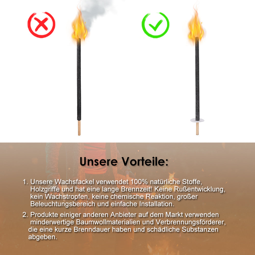 Wachsfackeln