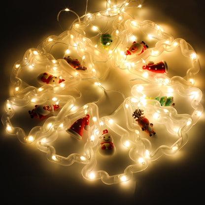 Hengda LED Weihnachtsbeleuchtung Lichtervorhang 3M