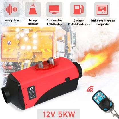 Hengda 5KW 12V Diesel Auto Heizung Standheizung Luftheizung Air Heater LCD PKW LKW