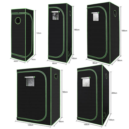Hengda Growbox Pflanzenzelt Gewächszelt Indoor Darkroom Gewächshaus Growzelt Drahtloch