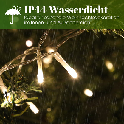 Hengda 200/280 LED Lichterkette Dekobeleuchtung Weihnachtsbaum Weihnachten Tannenbaum