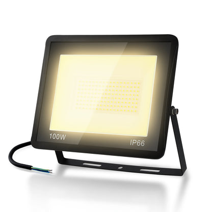 Hengda LED Strahler, 20/30/50/100W LED Fluter, Warmweiß/Kaltweiß Außenstrahler, IP66 Scheinwerfer (kein Stecker)