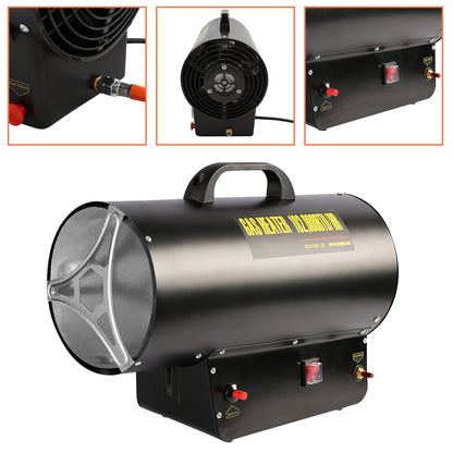 Hengda Gasheizgebläse Bauheizer Gas-Direktheizer 10-30kW Gasofen Gasheizer Heizkanone