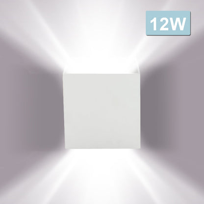 Hengda LED Wandlampe Effektleuchte IP65 Außen Up down Light Deko Wandleuchte 7W/12W