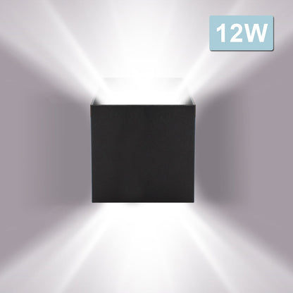 Hengda LED Wandlampe Effektleuchte IP65 Außen Up down Light Deko Wandleuchte 7W/12W