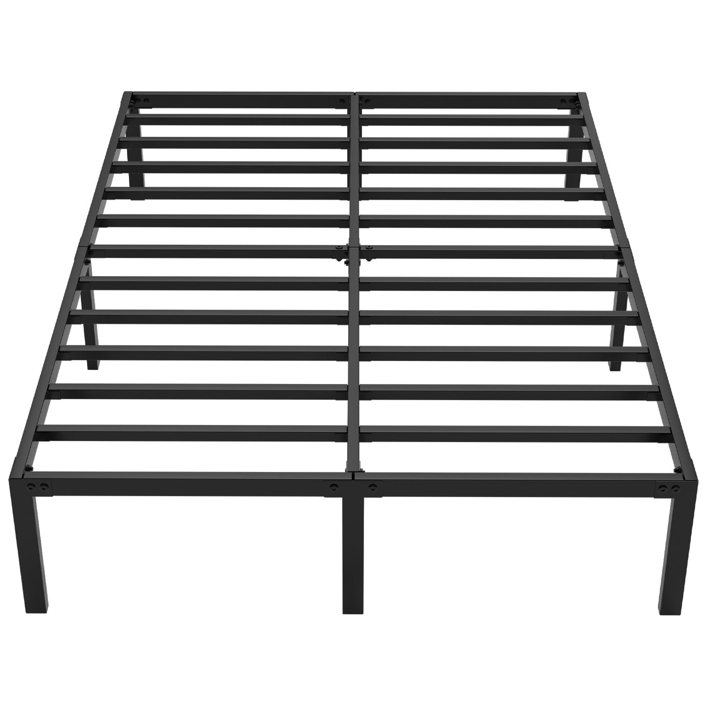 Hengda Doppelbett 140 x 200 cm, Bettgestell Bettrahmen 300 kg Statische Tragkraft