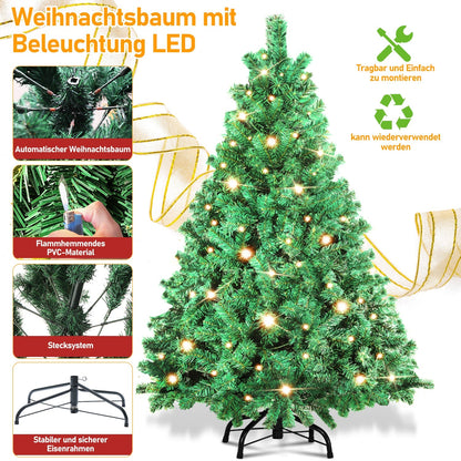 Hengda Weihnachtsbaum Künstlicher mit Beleuchtung