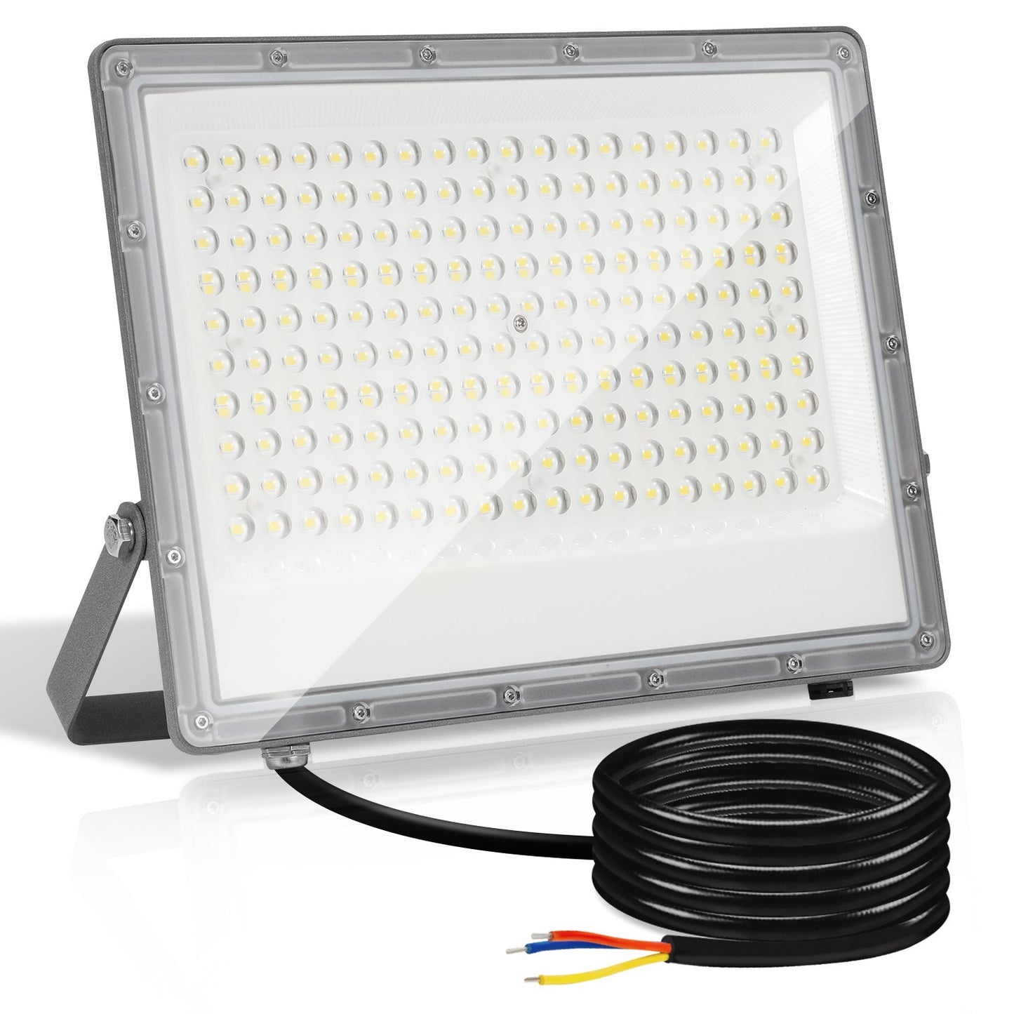 Hengda LED Strahler Außen 10–200W | LED Fluter 6000K Kaltweiß | IP65 Wasserdichter Außenstrahler mit 120° Abstrahlwinkel für Garten, Hof, Garage & Fassadenbeleuchtung (ohne Stecker)