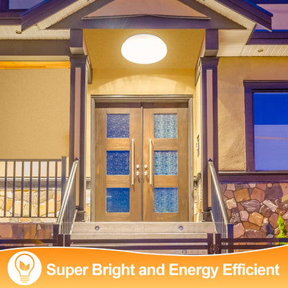 Hengda 18W LED Deckenleuchte mit Bewegungsmelder, Deckenlampe mit Fernbedienung Neutral weiß, IP44 Wasserdicht