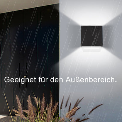 Hengda LED Wandlampe Effektleuchte IP65 Außen Up down Light Deko Wandleuchte 7W/12W