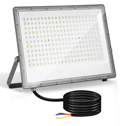 Hengda LED Strahler Außen 10–200W | LED Fluter 6000K Kaltweiß | IP65 Wasserdichter Außenstrahler mit 120° Abstrahlwinkel für Garten, Hof, Garage & Fassadenbeleuchtung (ohne Stecker)