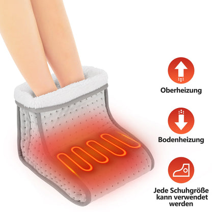 Hengda Fußwärmer Fußheizung Heizschuh 220-240V Fusswärmegerät elektrisch VDE-Netzkabel