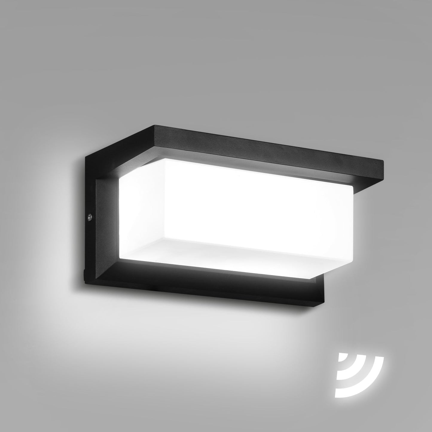 Hengda LED Wandleuchte 18W LED Wandlampe Sensor Wandleuchte IP65 Außenleuchte mit Bewegungsmelder