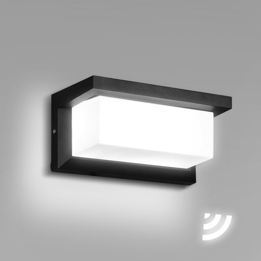 Hengda LED Wandleuchte 18W LED Wandlampe Sensor Wandleuchte IP65 Außenleuchte mit Bewegungsmelder