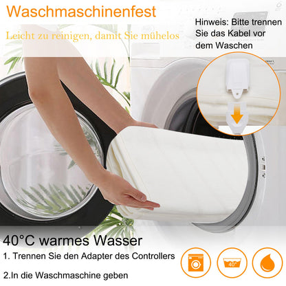 Hengda Wärmeunterbett 3 Temperaturstufen Heizdecke Abschaltautomatik 150 x 80 cm Matratzen Matratzenheizung