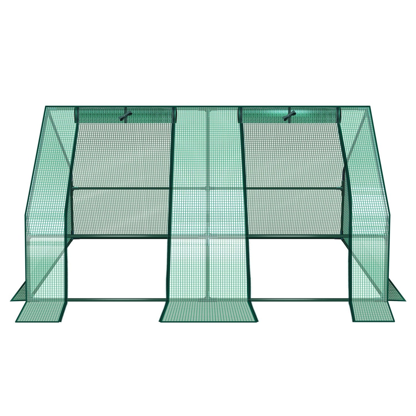 Hengda Gewächshaus Klein 180×90×90 cm | Foliengewächshaus mit UV-beständiger PE-Plane | Tomatenhaus Treibhaus für Balkon, Garten & Frühbeet Pflanzenanzucht