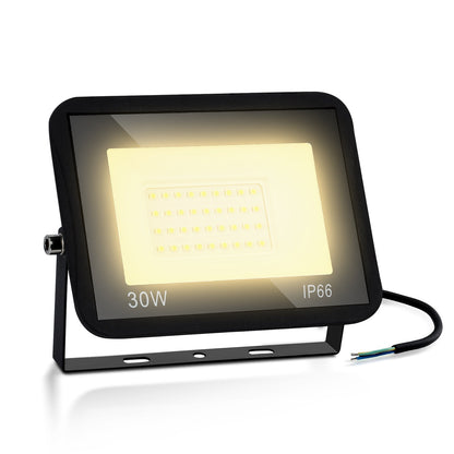 Hengda LED Strahler, 20/30/50/100W LED Fluter, Warmweiß/Kaltweiß Außenstrahler, IP66 Scheinwerfer (kein Stecker)