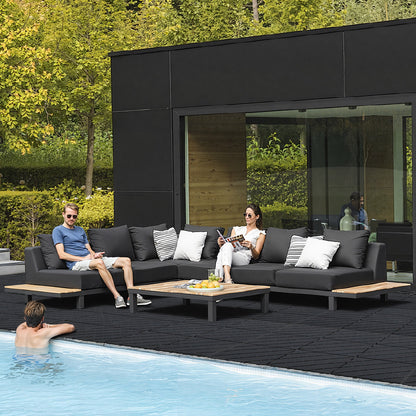 Hengda PP Terrassenfliesen mit Klicksystem 30x30cm, Bodenfliesen