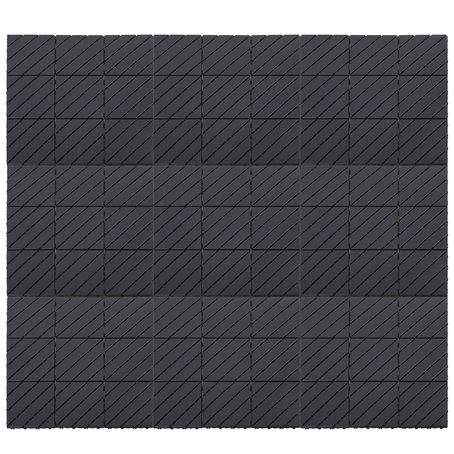 Hengda PP Terrassenfliesen mit Klicksystem 30x30cm, Bodenfliesen