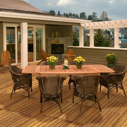 Hengda DIY-Holzböden für den Garten Terrassendielen Balkon dekorative Bodenbeläge