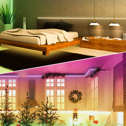 LED Strip 5m 10m RGB LED Streifen Fernbedienung Farben Dimmbar LED Band für Zuhause Schlafzimmer Küche Decke