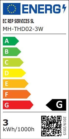 Hengda 3W LED Einbaustrahler, Warmweiß/Kaltweiß Einbau-Spots Schwenkbar, 230V Flach Einbauleuchten, Deckenspots, Deckenstrahler