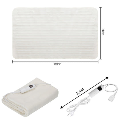 Hengda Wärmedecke 190x80 / 150x80cm Elektrische Heizdecke Wärmebett Überhitzungsschutz