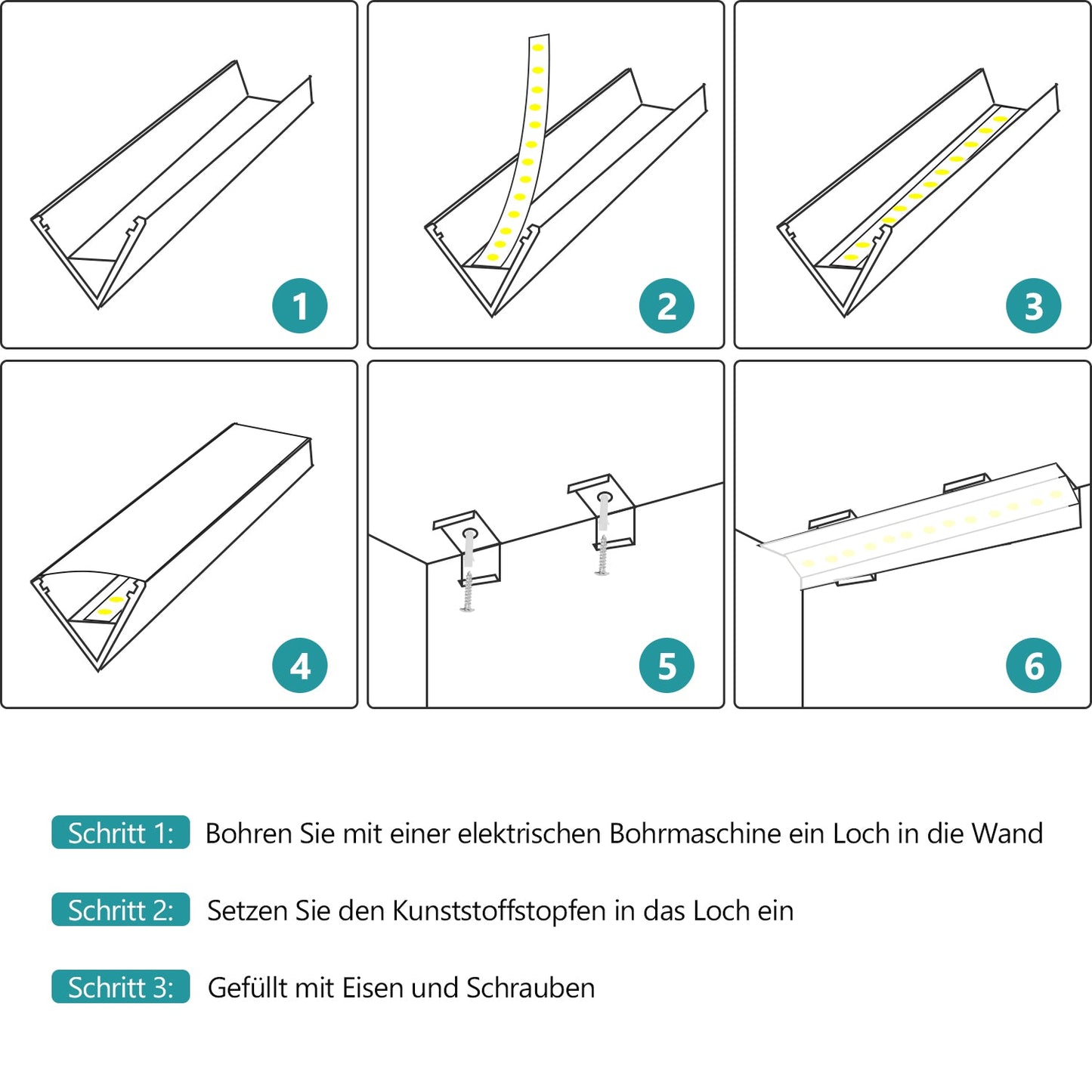 LED Aluminium Profi