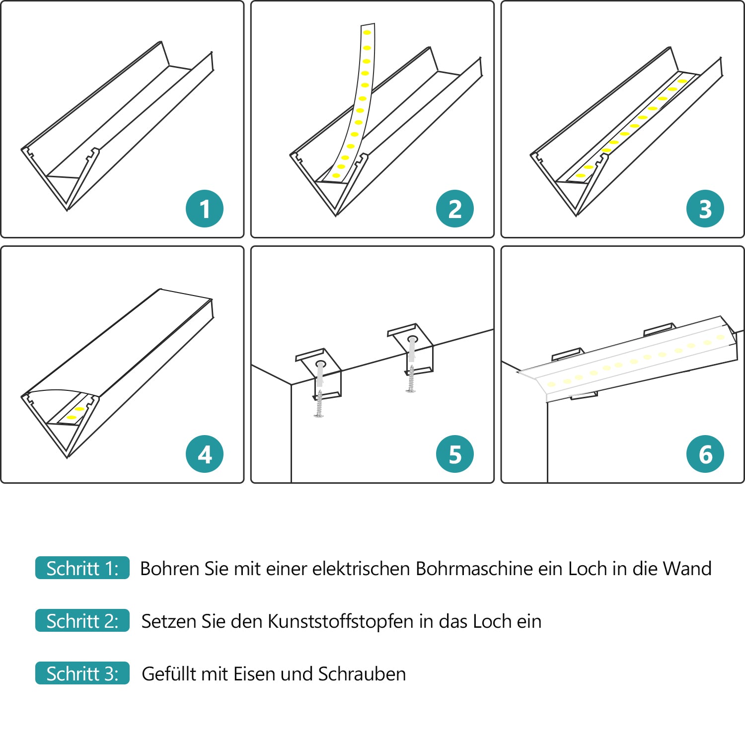 LED Aluminium Profi