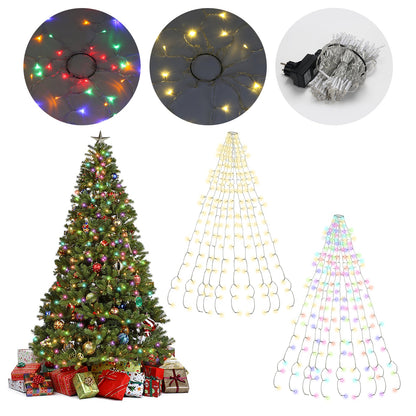 Hengda 200/280 LED Lichterkette Dekobeleuchtung Weihnachtsbaum Weihnachten Tannenbaum