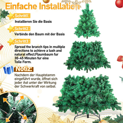 Hengda Weihnachtsbaum Künstlicher mit Beleuchtung