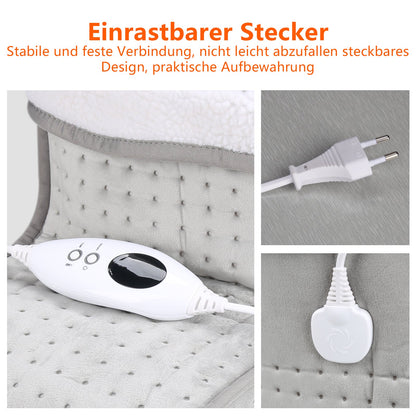 Hengda Fußwärmer Fußheizung Heizschuh 220-240V Fusswärmegerät elektrisch VDE-Netzkabel