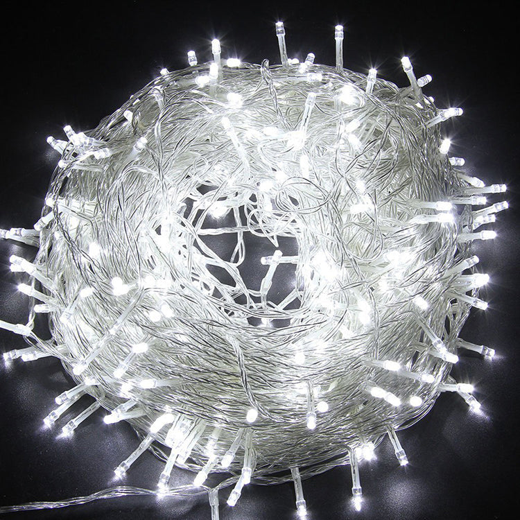 Hengda LED Lichterkette Warmweiß Kaltweiß Bunt Wasserdichte IP44 8 Modi Lichterkette für Party, Garten, Weihnachten