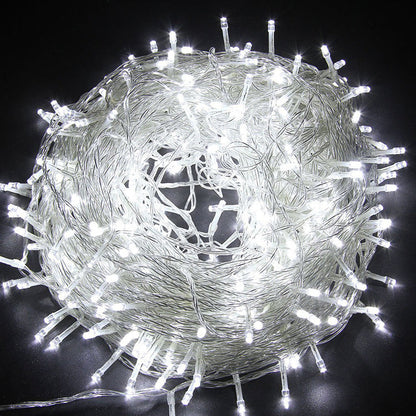 Hengda LED Lichterkette Warmweiß Kaltweiß Bunt Wasserdichte IP44 8 Modi Lichterkette für Party, Garten, Weihnachten