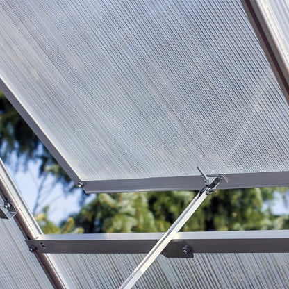 Hengda 14x Hohlkammerplatten 4 mm Transparent | Doppelstegplatten Gewächshaus | Polycarbonat Treibhausplatten 60.5 x 121cm | 10,25 m², für Frühbeet, Garten & Überdachung