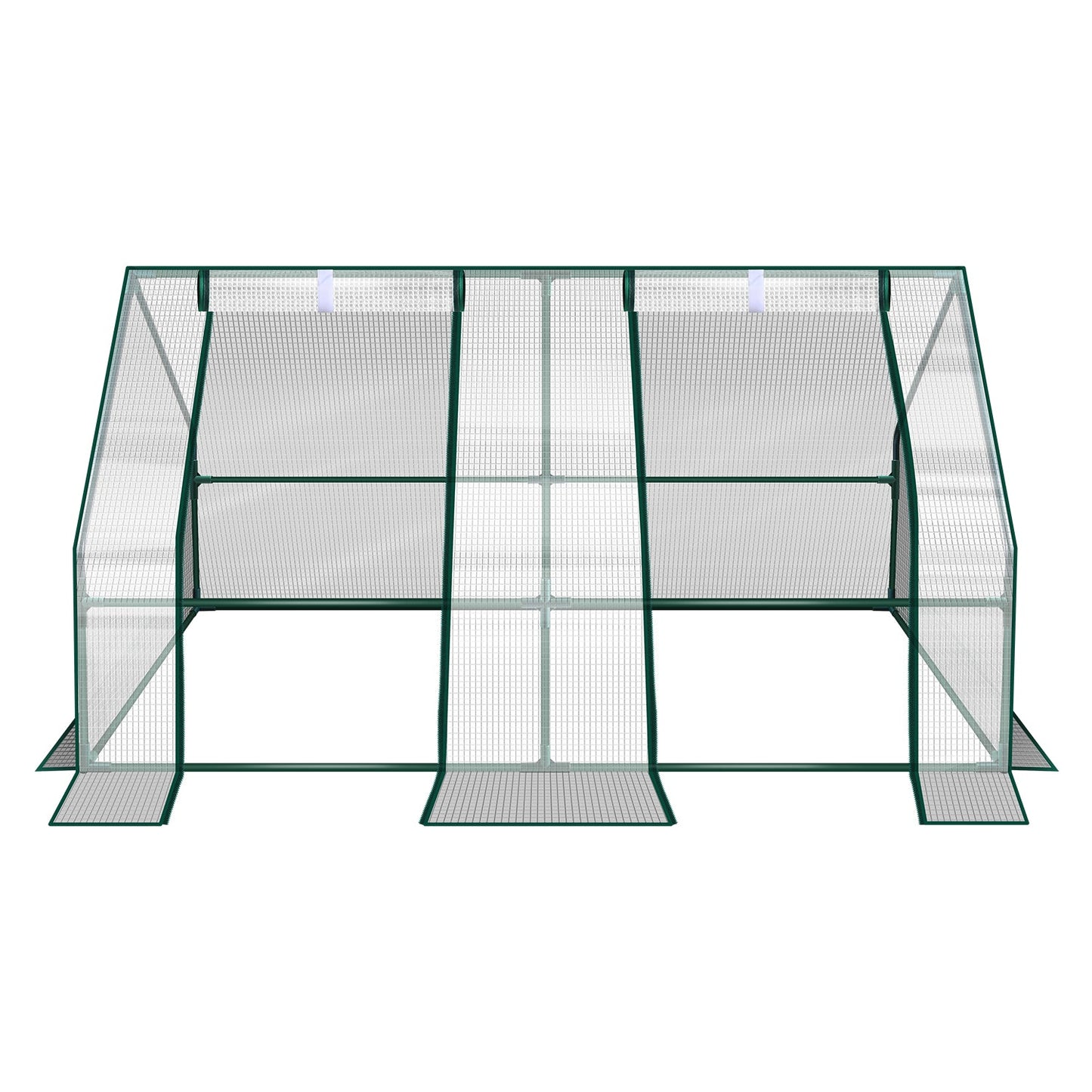 Hengda Gewächshaus Klein 180×90×90 cm | Foliengewächshaus mit UV-beständiger PE-Plane | Tomatenhaus Treibhaus für Balkon, Garten & Frühbeet Pflanzenanzucht