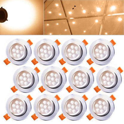 Hengda 3W/5W/7W Dimmbar Warmweiß/Dimmbar Kaltweiß led einbaustrahler