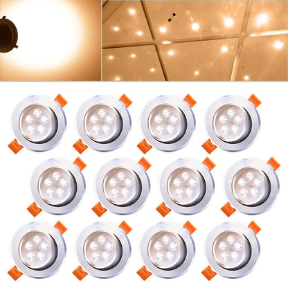 Hengda 3W/5W/7W Dimmbar Warmweiß/Dimmbar Kaltweiß led einbauleuchten