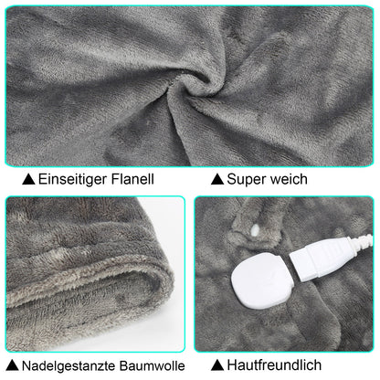 Hengda tragbare Heizdecke Wärmedecke Decke Heizkissen Rückenheizkissen Therapie