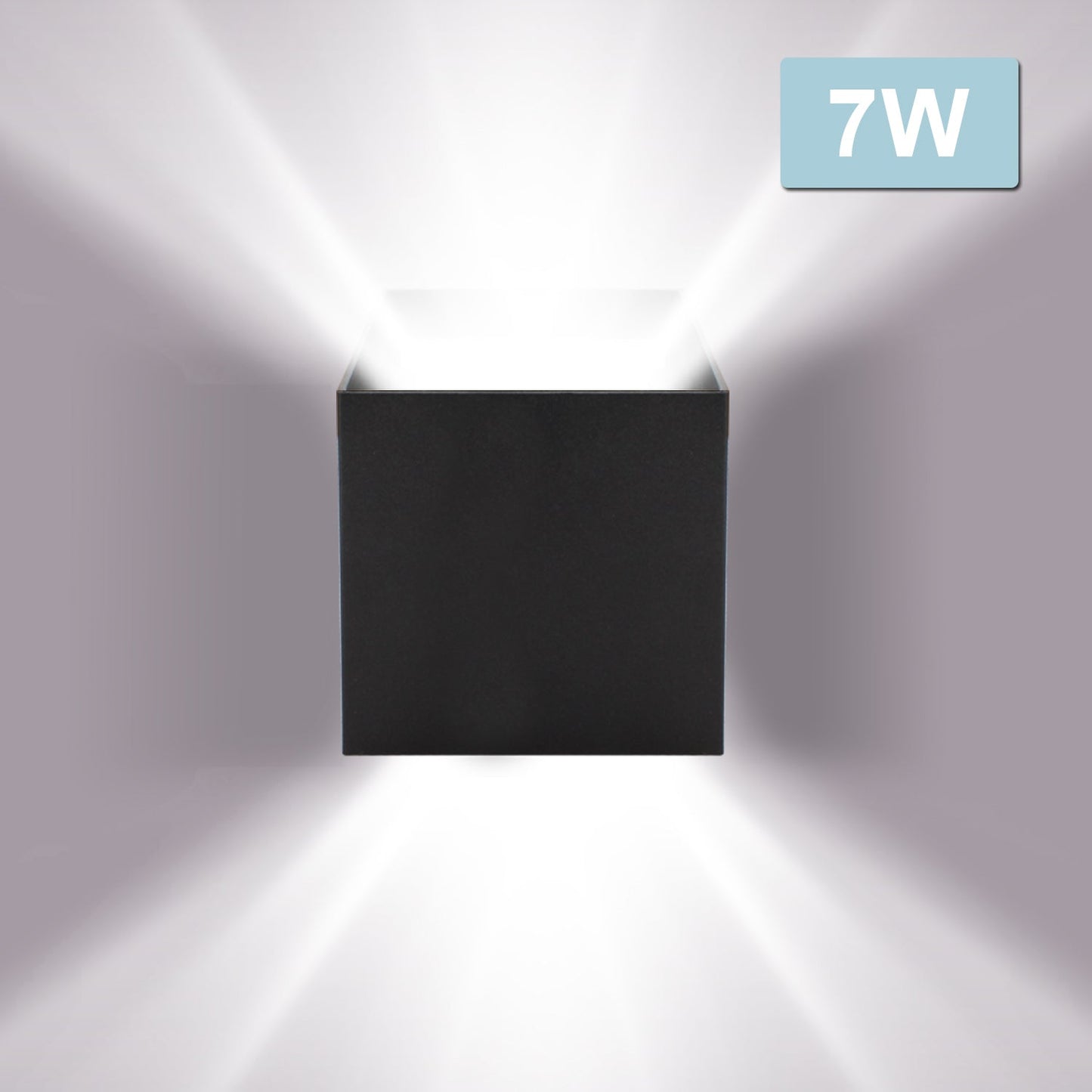 Hengda LED Wandlampe Effektleuchte IP65 Außen Up down Light Deko Wandleuchte 7W/12W