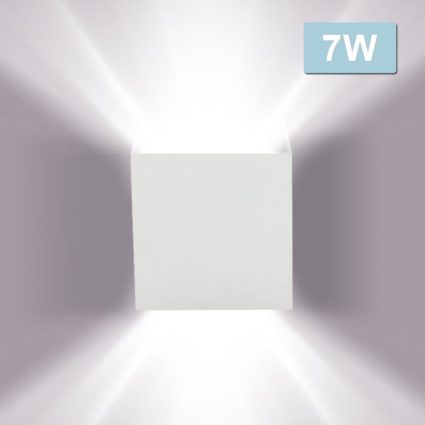 Hengda LED Wandlampe Effektleuchte IP65 Außen Up down Light Deko Wandleuchte 7W/12W