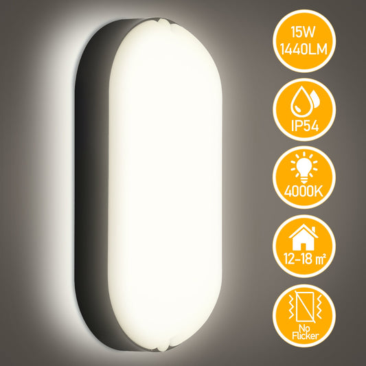  15W LED Außenleuchte Wandleuchte