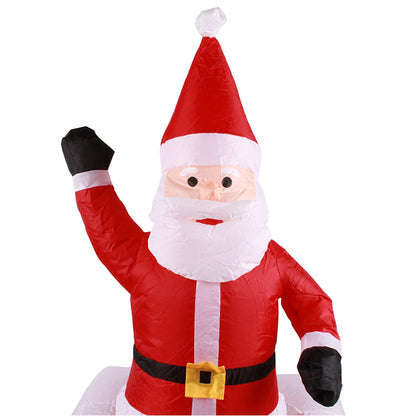 Hengda Weihnachtsmann Aufblasbarer Schneemann Riesiger Dekoration Außen 160cm-240m