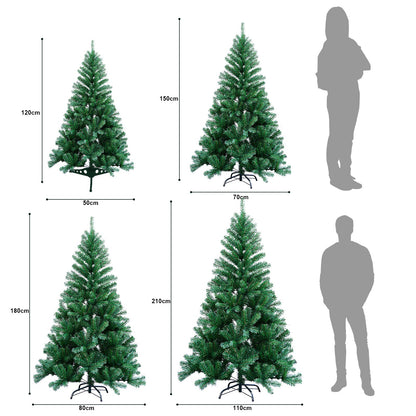 Hengda Weihnachtsbaum 120-210cm Baum Christbaum PVC Tannenbaum Tanne Baum künstlicher
