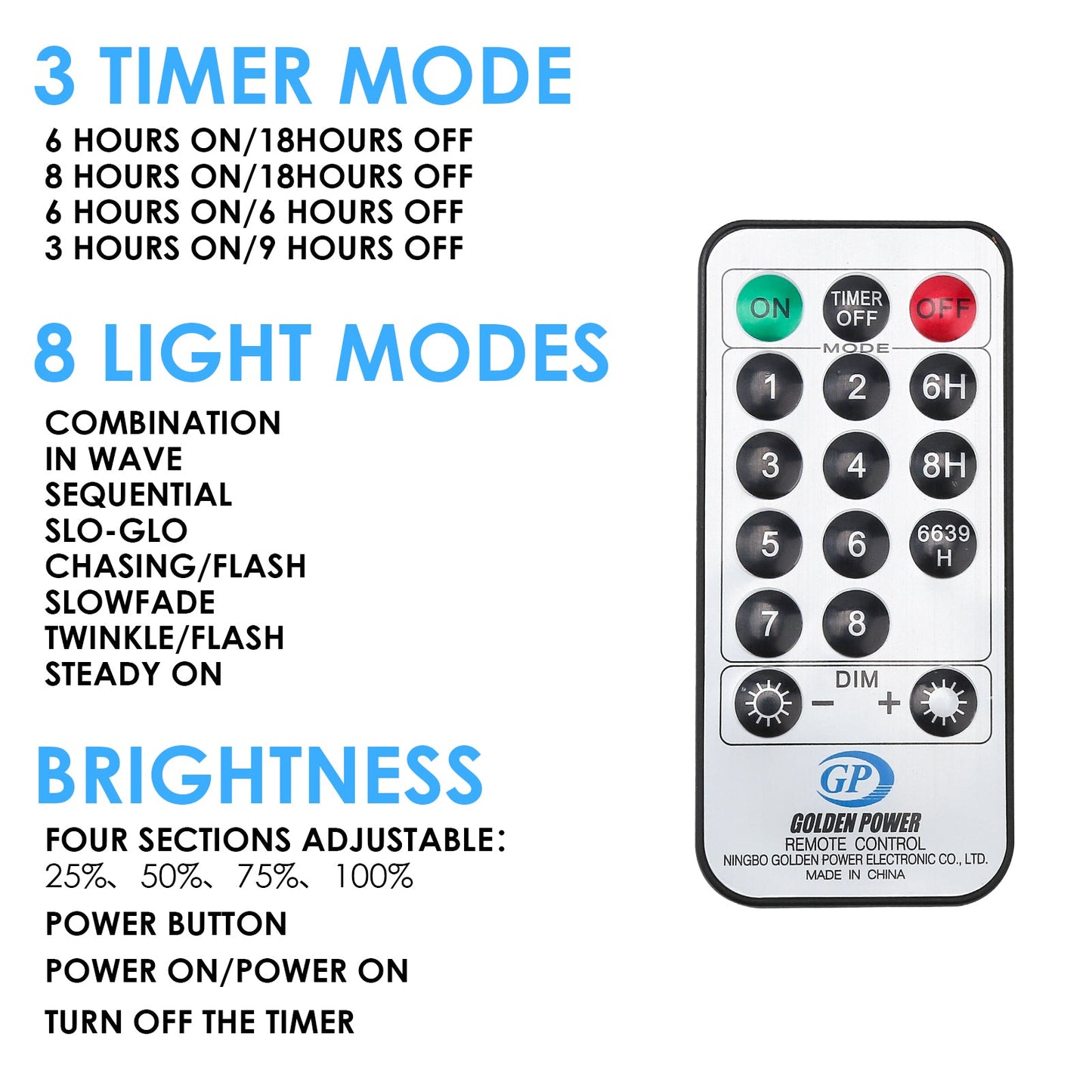 Hengda 10m/15m/20m LED Eisregen 8 Modi Lichtervorhang Lichterkette 200/400/600 LEDs