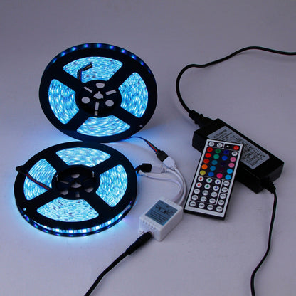 Hengda Led Strip mit 24 Tasten Fernbedienung, RGB 5050 SMD LED Streifen Selbstklebend 12V, led beleuchtung [Energieklasse F]