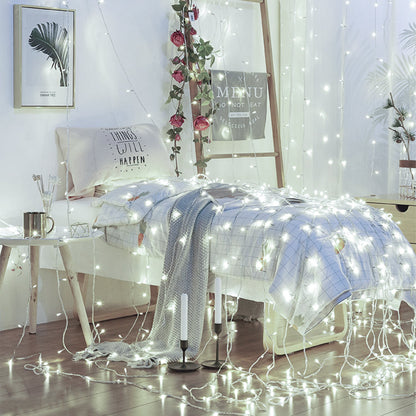 Hengda LED Lichterkette Warmweiß Kaltweiß Bunt Wasserdichte IP44 8 Modi Lichterkette für Party, Garten, Weihnachten
