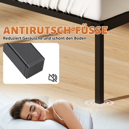 Hengda Bettgestell 90 x 200 cm, Bettrahmen, 200 kg Statische Tragkraft