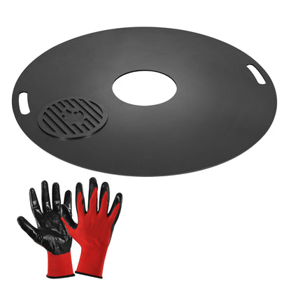 Hengda Carbonstahl Feuerplatte Ø 80 cm