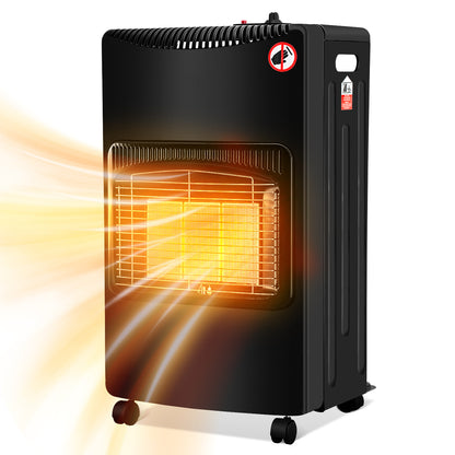 Hengda Gasheizer Keramik 4200 W inkl. Gasdruckregler Gasschlauch